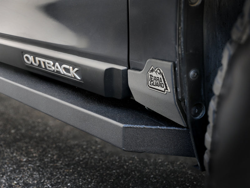 AFE Off-Road Sliders - aFe POWER 15-19 Subaru Outback H4 2.5L / H6 3.6L Terra Guard Trail Steps - Black