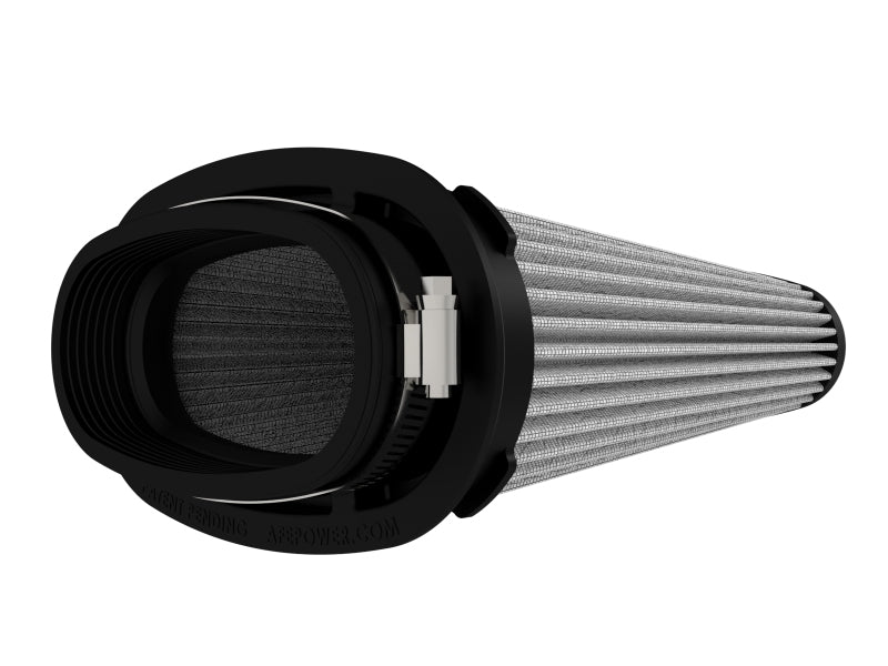 AFE Universal Pro Dry S Filter - aFe Magnum FLOW UCO Air Filter Pro DRY S 5 5/8in x 2 5/8in F x 7in x 4in B x 7in x 3in T x 7 7/8in H