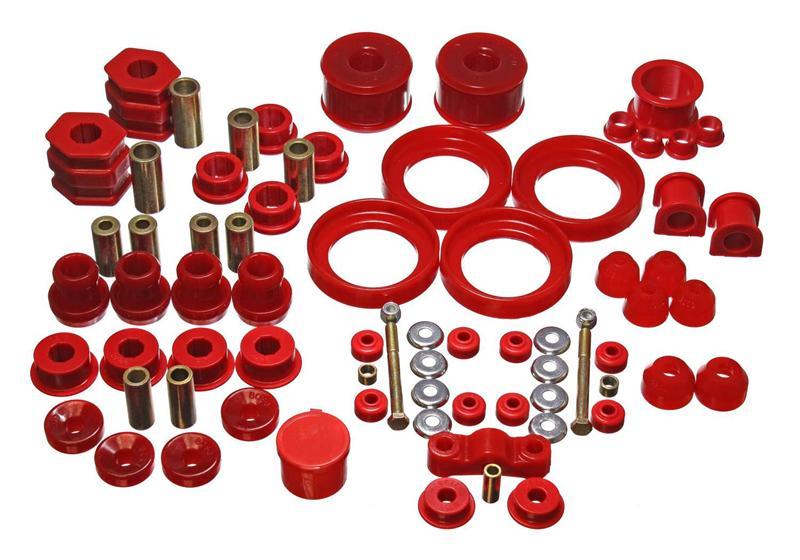 ES Hyper-Flex Sets - Black - Energy Suspension 88-91 Honda Civic/CRX Black Hyper-Flex Master Bushing Set