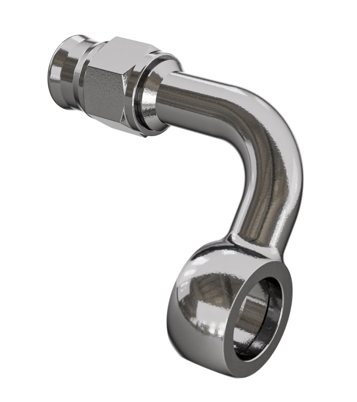 GR PWS Brake Line Fittings - Goodridge 90 Deg Banjo for 7/16 Bolt