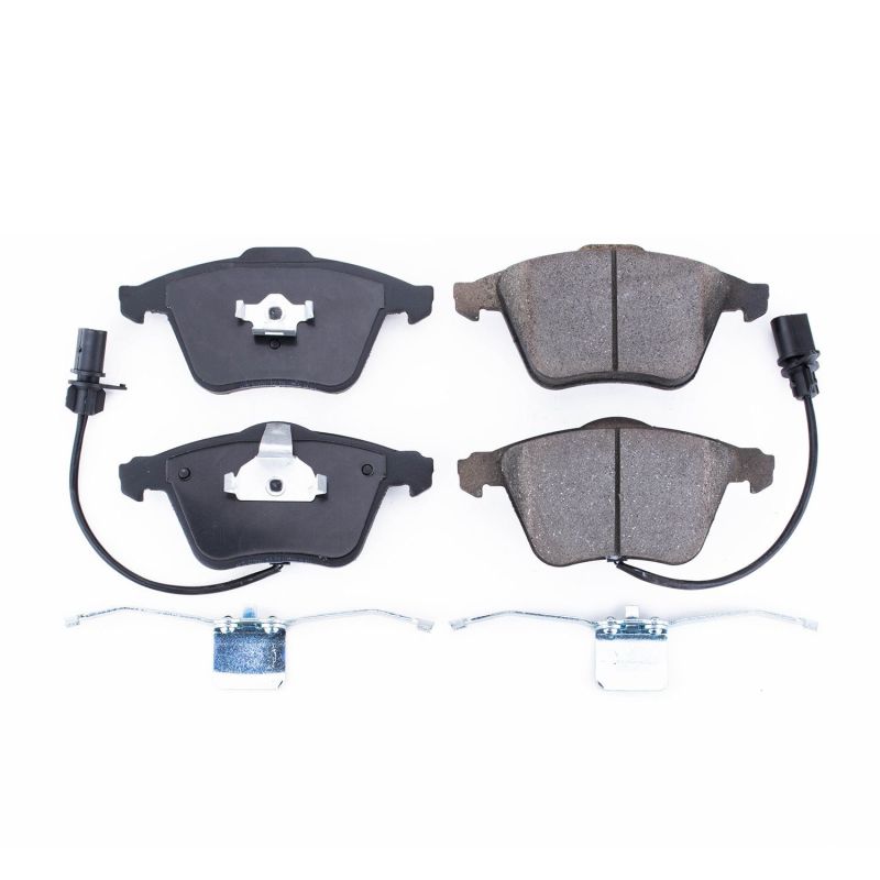 PSB Z17 Evolution Brake Pads - Power Stop 05-09 Audi A4 Front Z17 Evolution Ceramic Brake Pads w/Hardware