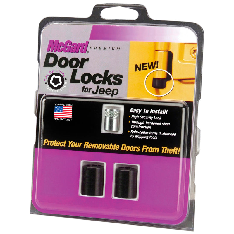 MCG Jeep Door Locks - McGard 87-95 Jeep Wrangler YJ 2-Door Lock Set - (2 Locks)