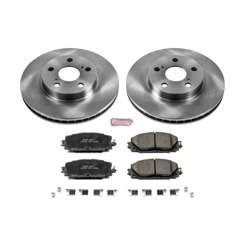 PSB Autospecialty Kit - Power Stop 11-17 Lexus CT200h Front Autospecialty Brake Kit