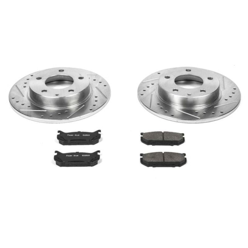 PSB Z23 Evolution Kit - Power Stop 93-97 Ford Probe Rear Z23 Evolution Sport Brake Kit