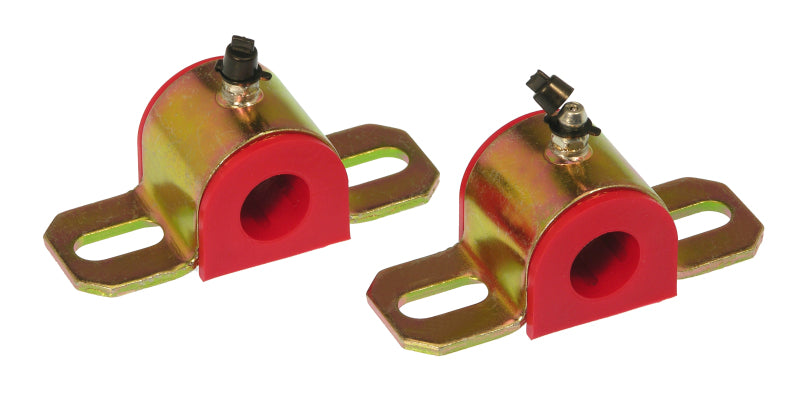 PRO Sway/End Link Bush - Red - Prothane Universal Greasable Sway Bar Bushings - 18MM - Type A Bracket - Red