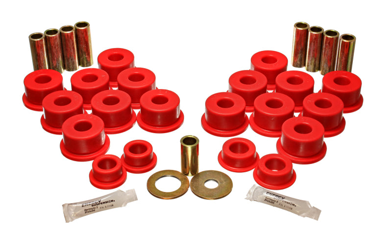 ES Cntrl Arm Bushings - Red - Energy Suspension Rear Control Arm Bushing - Red