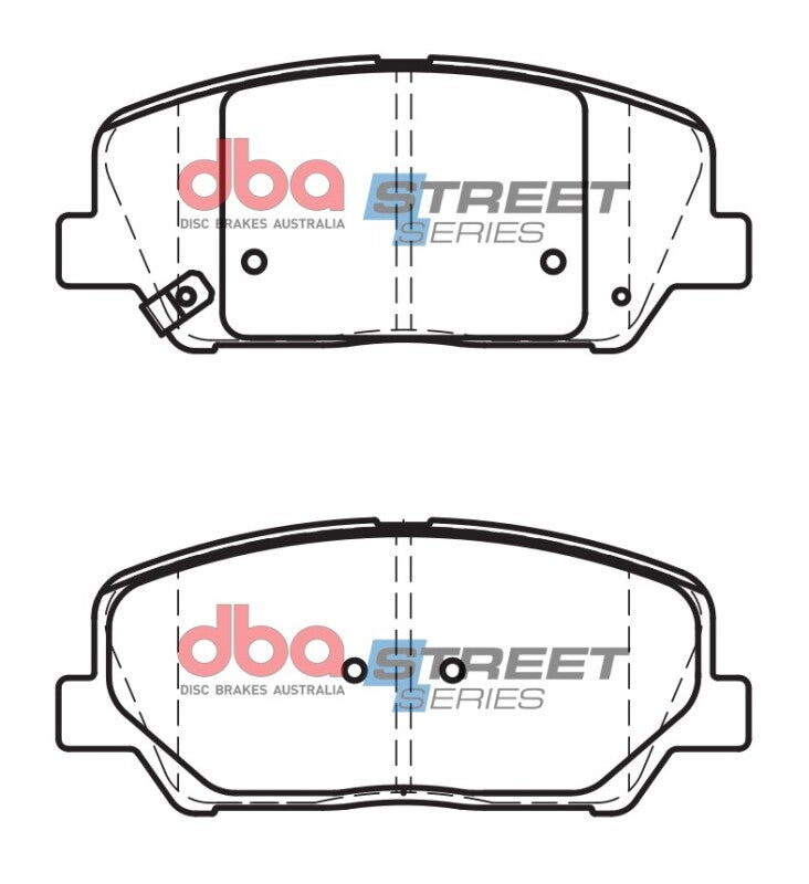 DBA Street Series Brake Pads - DBA 12-15 Hyundai Veloster Turbocharged Front Street Series Brake Pads
