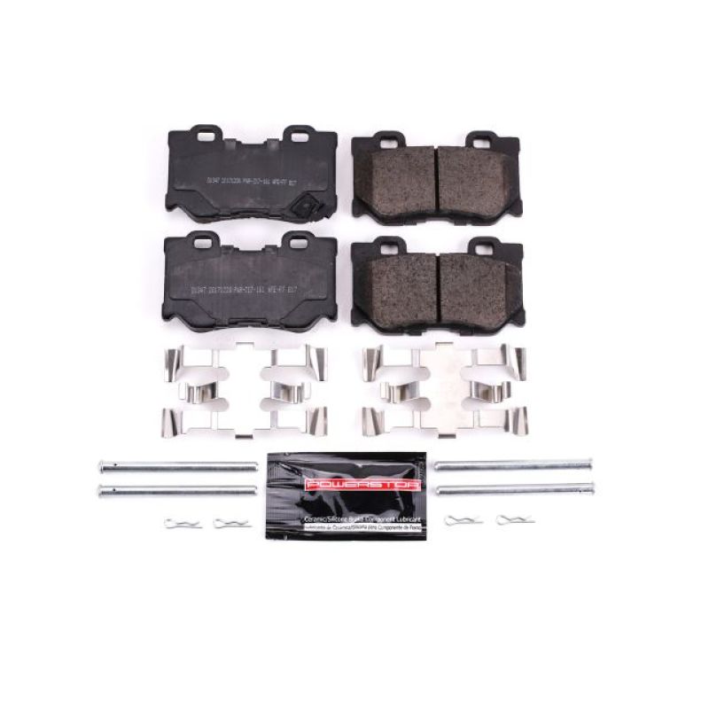PSB Z23 Evolution Brake Pads - Power Stop 09-13 Infiniti FX50 Rear Z23 Evolution Sport Brake Pads w/Hardware