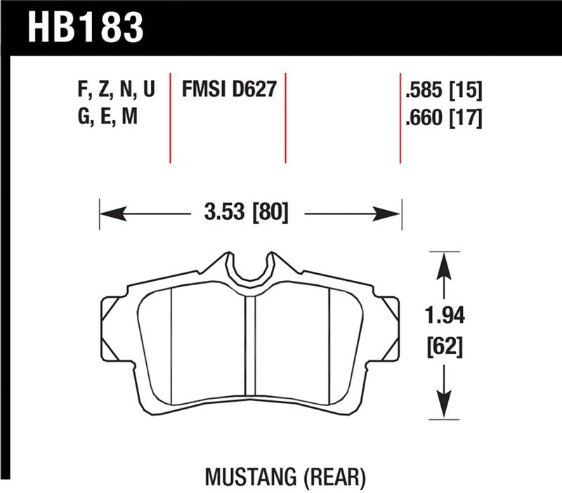 HAWK HP+ Brake Pad Sets - Hawk HP+ Street Brake Pads