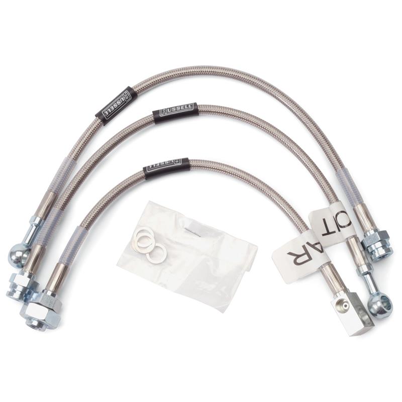 RUS Brake Line Kits - Russell Performance 98-02 Pontiac Firebird (without Traction Control) Brake Line Kit