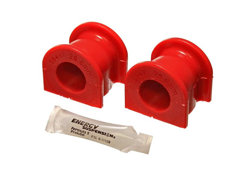 ES Sway Bar Bushings - Red - Energy Suspension 00-09 Honda S2000 Red 27.2mm Front Sway Bar Bushing Set