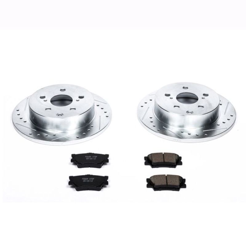 PSB Z23 Evolution Kit - Power Stop 10-12 Lexus HS250h Rear Z23 Evolution Sport Brake Kit