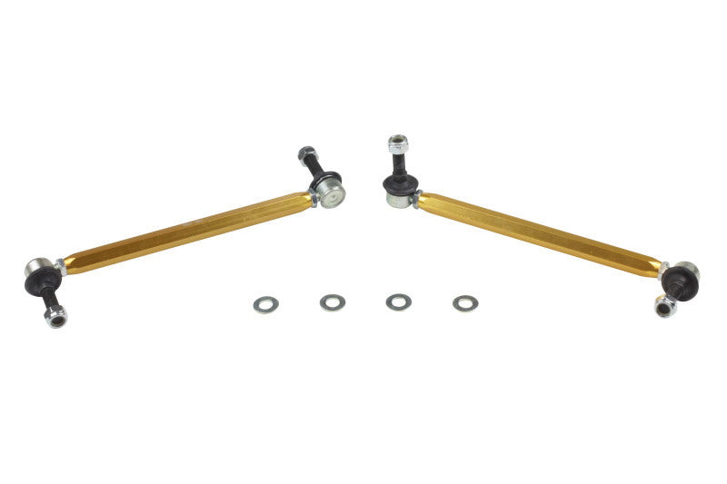 WL Sway Bar Links - Whiteline 05-10 Chevy Cobalt/6/09+ Cruze/06-11 HHR Front Sway Bar - Link Assembly H/D Adj Steel Ball