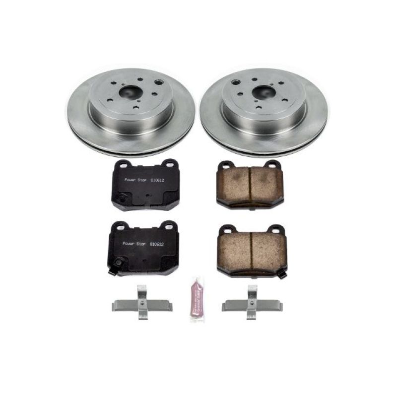 PSB Autospecialty Kit - Power Stop 08-14 Subaru Impreza Rear Autospecialty Brake Kit