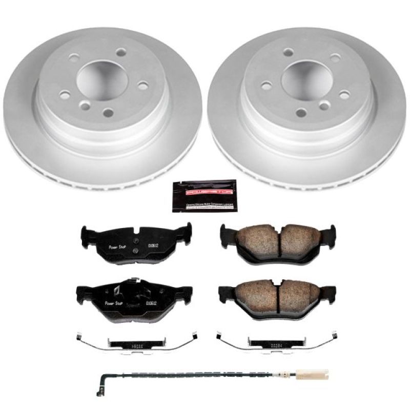 PSB Z23 Evolution Coated Kit - Power Stop 07-10 BMW 328i Rear Z23 Evolution Sport Coated Brake Kit
