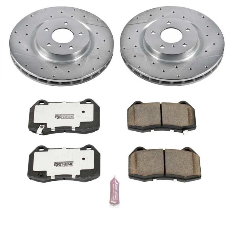 PSB Z26 Street Warrior Kit - Power Stop 03-04 Infiniti G35 Front Z26 Street Warrior Brake Kit