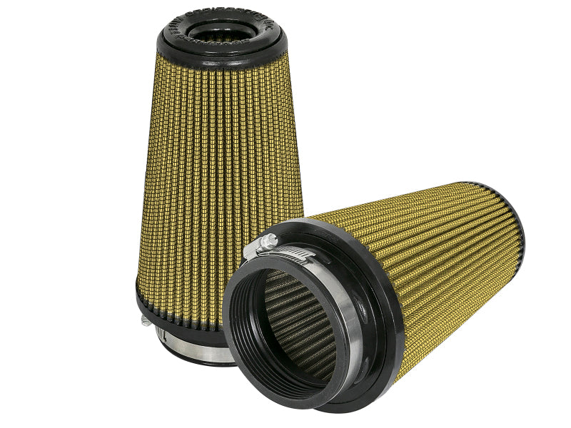 AFE Universal Pro-G 7 Filter - aFe Magnum FLOW Pro GUARD 7 Replacement Air Filter (Pair) F-3.5 / B-5 / T-3.5 (Inv) / H-8in.