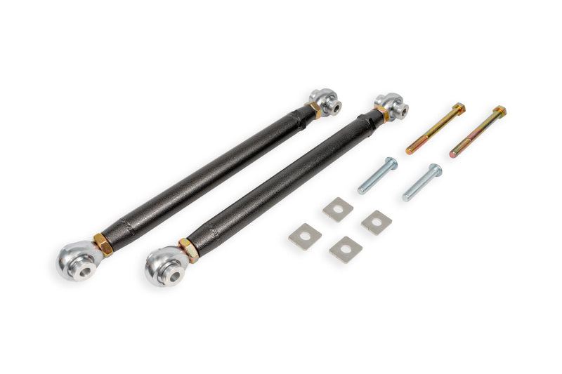 BMR Toe Rods - BMR 15-19 Cadillac CTS-V Rear Double Adj. Toe Rods - Black Hammertone