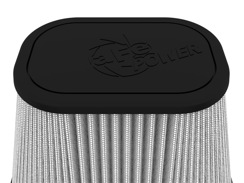 AFE Universal Pro Dry S Filter - aFe Track Series Intake Pro DRY S Air Filter (6-1/8x4-1/8)IN F x(9-1/4x7-1/4)IN B x(6x4)IN Tx7-1/8IN