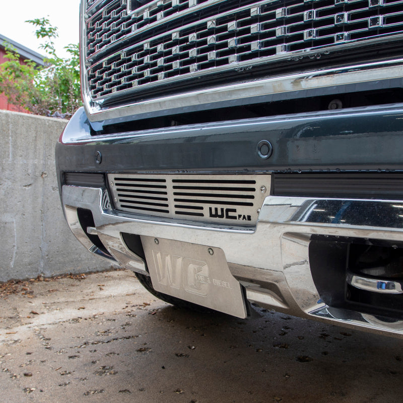WCF Bumper Grilles - Wehrli 15-19 GMC Sierra 6.6L LML/L5P Duramax Bumper Grille - Gloss White