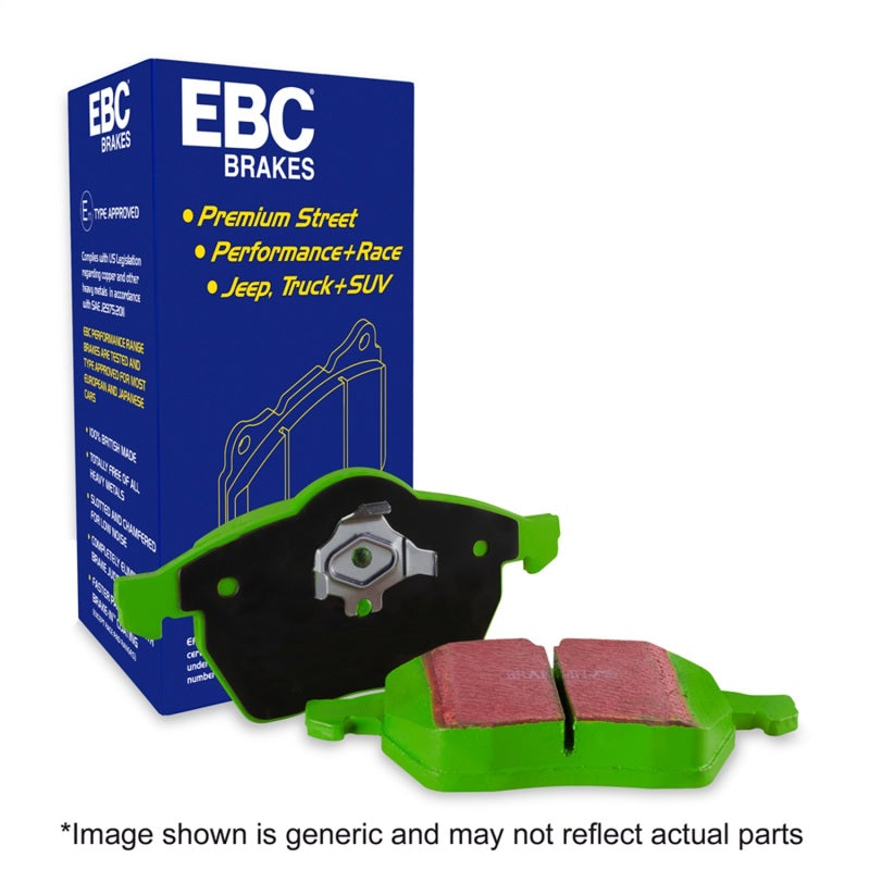 EBC Greenstuff Brake Pad Sets - EBC 92-03 Am General H1 Greenstuff Front Brake Pads