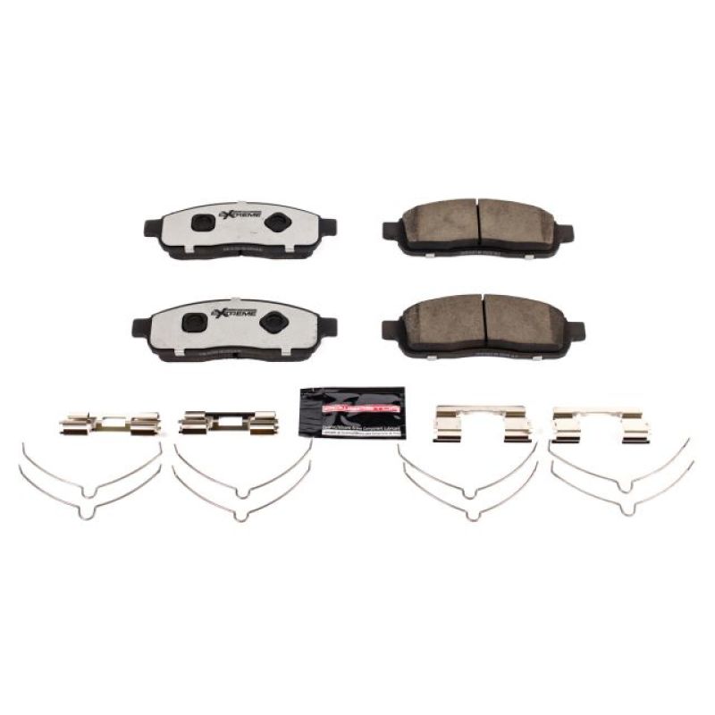 PSB Z36 Truck & Tow Brake Pads - Power Stop 2009 Ford F-150 Front Z36 Truck & Tow Brake Pads w/Hardware