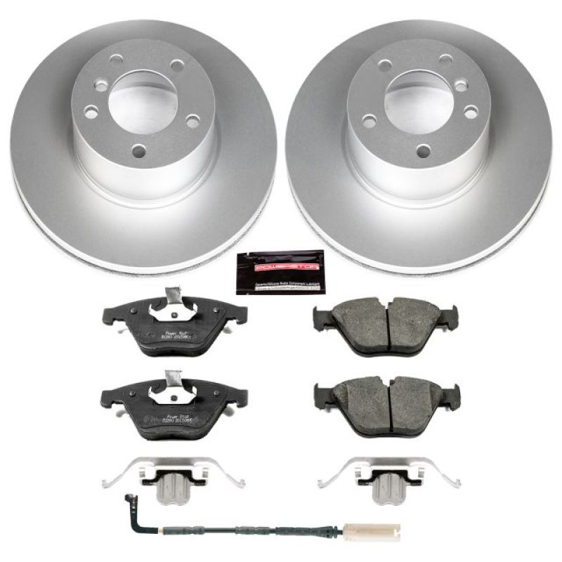 PSB Z23 Evolution Coated Kit - Power Stop 09-10 BMW 328i xDrive Front Z23 Evolution Sport Coated Brake Kit