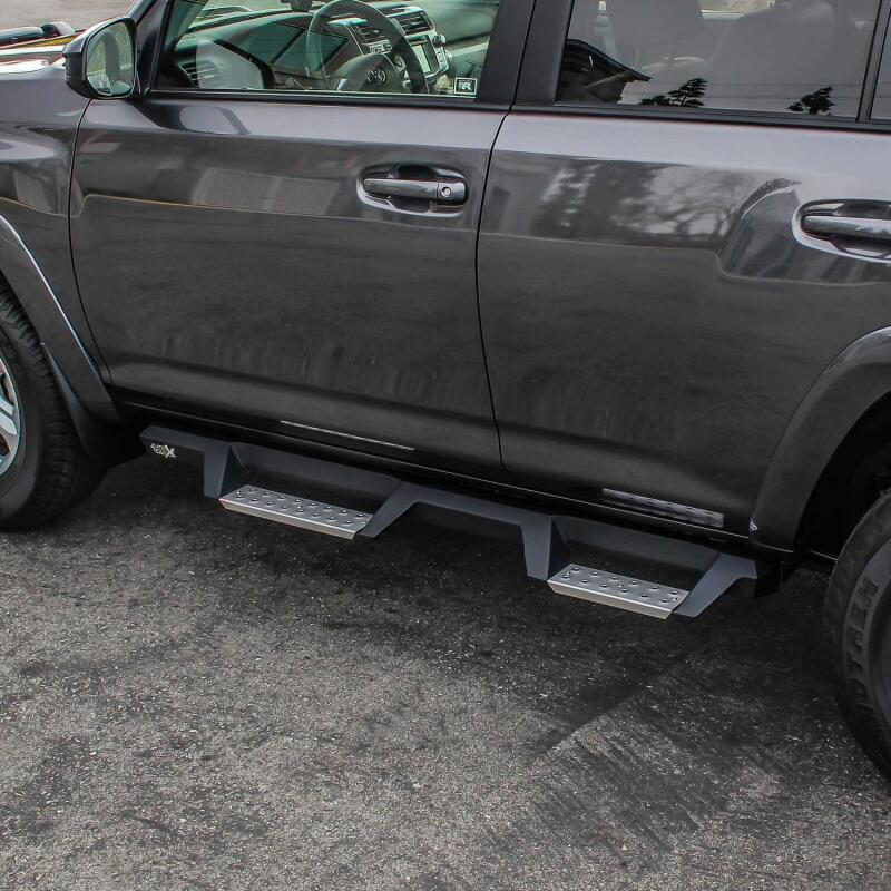 WES Nerf Bars - HDX Drop - Westin 10-17 Toyota 4Runner Trail Edition (Excl. Ltd) HDX Stainless Drop Nerf Step Bars - Tex. Blk