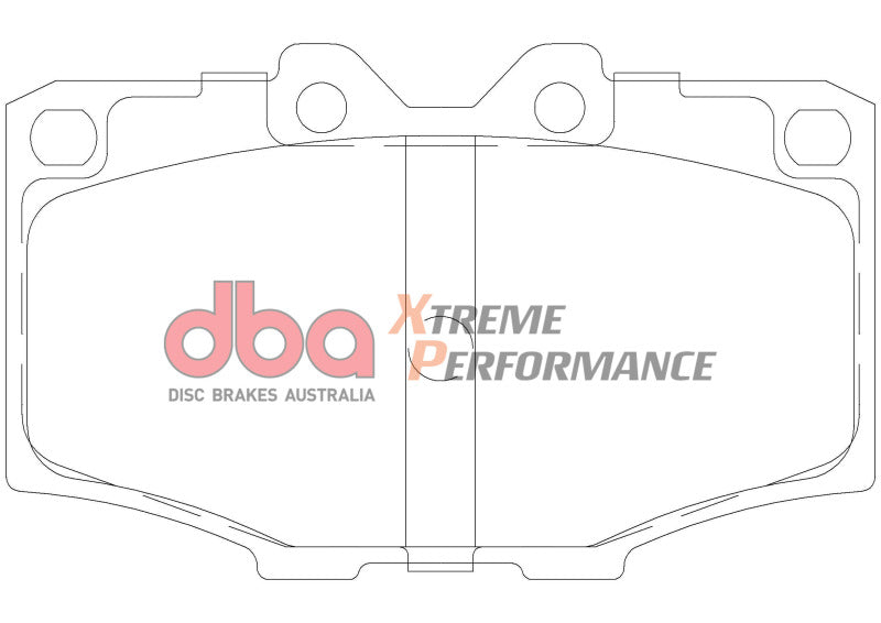 DBA XP Performance Brake Pads - DBA 83-90 Toyota Land Cruiser XP Performance Front Brake Pads - Front