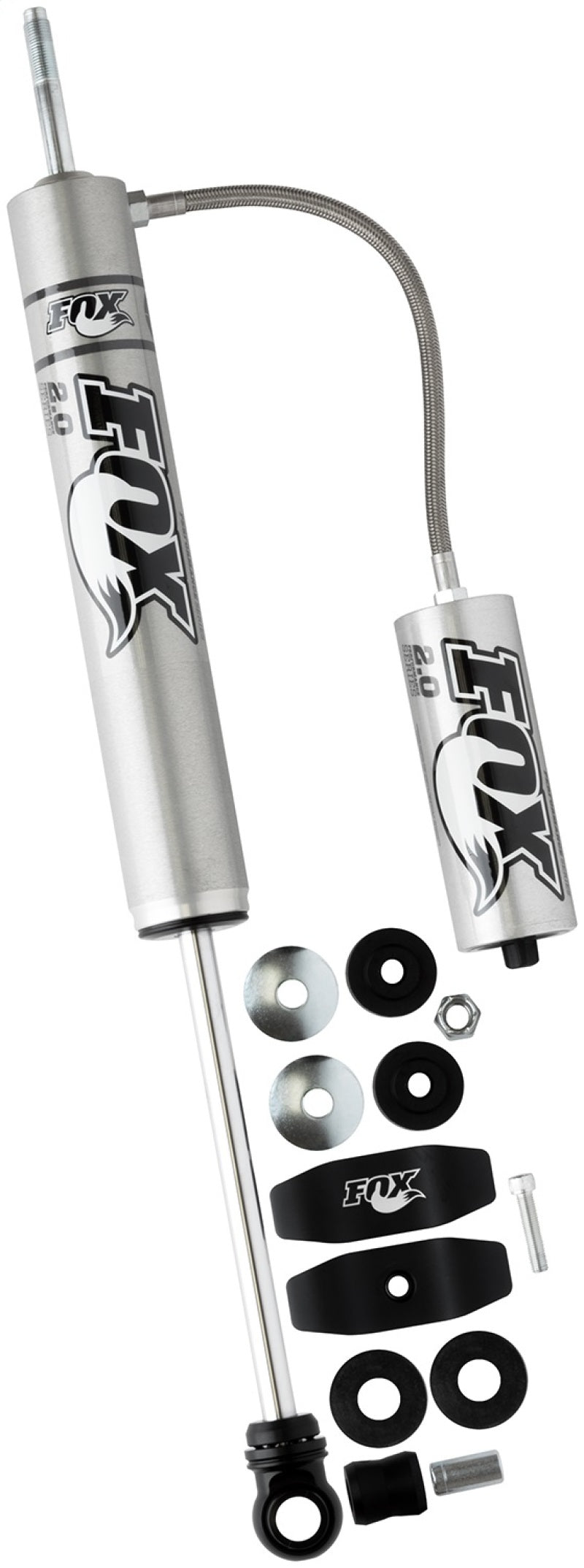 FOX 2.0 Perf Shock - Fox 03+ 4Runner 2.0 Performance Series 9.1in Smooth Body Remote Reservoir Rear Shock / 0-1.5in. Lift