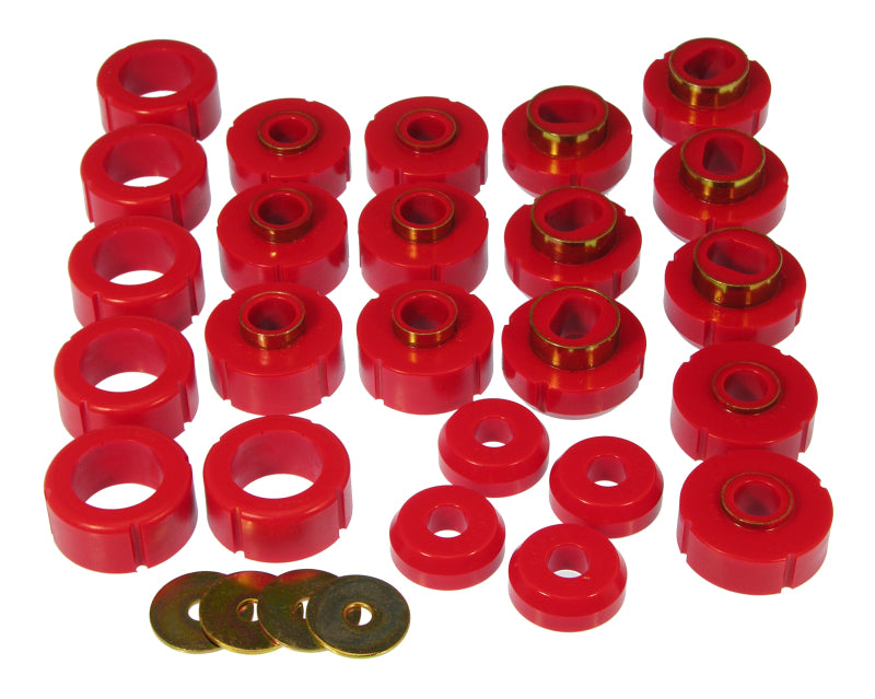 PRO Body/Subframe Bush - Red - Prothane 81-91 Chevy Suburban 2/4wd Body Mount - Red