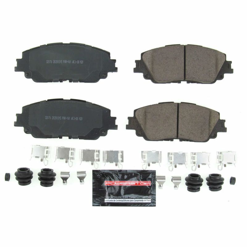 PSB Z23 Evolution Brake Pads - Power Stop 2019 Lexus ES300h Front Z23 Evolution Sport Brake Pads w/Hardware