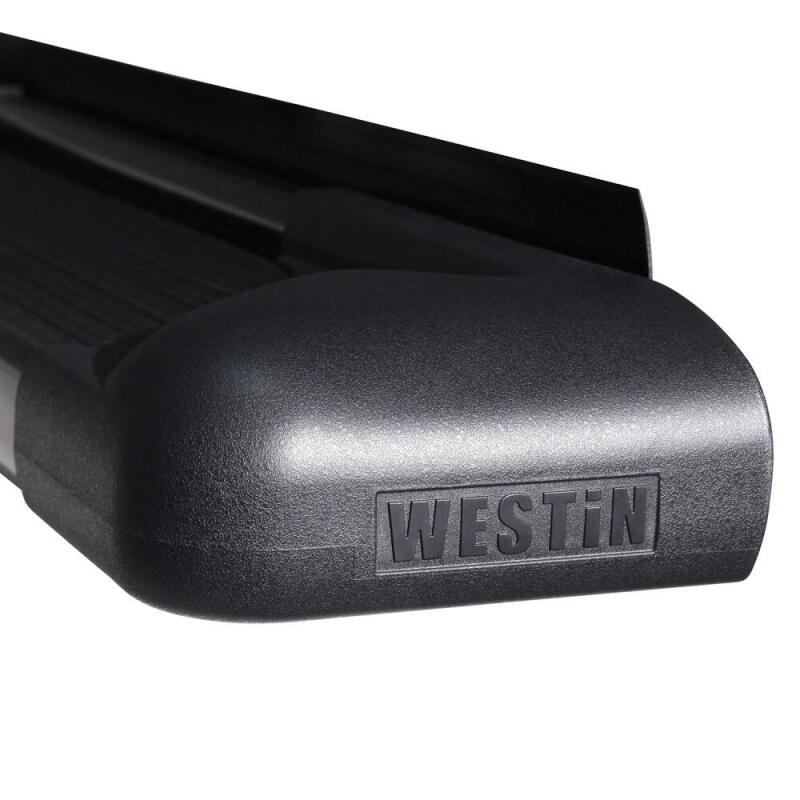 WES Running Boards - Sure-Grip - Westin SG6 Aluminum LED Running Boards 83in - Blk