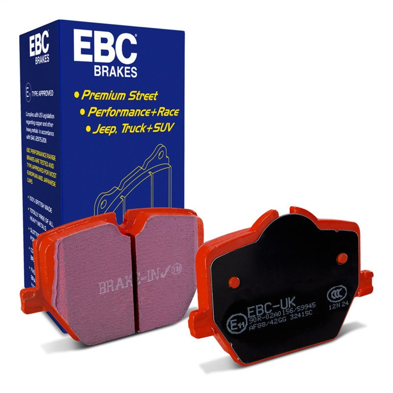 EBC Redstuff Brake Pad Sets - EBC 2019+ Toyota GR Supra (w/13.6in Rear Rotor) Redstuff Rear Brake Pads