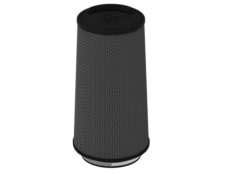 AFE Universal Pro-5 R Filter - aFe POWER Magnum FLOW Blk Pro 5R Air Filter 6.75x5in Flange x 9.25x7.5 Base x 7.75x6 Top x 18 Height