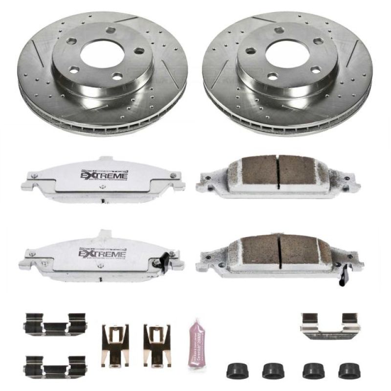 PSB Z26 Street Warrior Kit - Power Stop 04-05 Chevrolet Classic Front Z26 Street Warrior Brake Kit