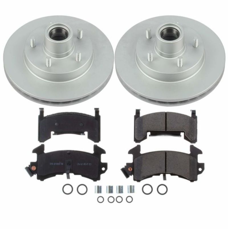 PSB Z17 Evolution Coated Kit - Power Stop 95-97 Chevrolet Blazer Front Z17 Evolution Geomet Coated Brake Kit