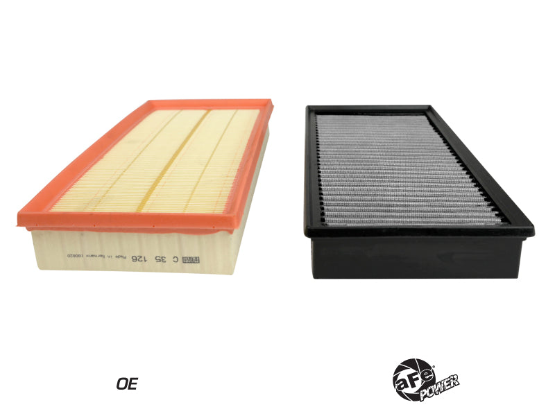 AFE Direct Fit Pro DRY S Air Filter - aFe Magnum FLOW Pro DRY S OE Replacement Filter 10-20 Land Rover v8-5.0L (Pair)
