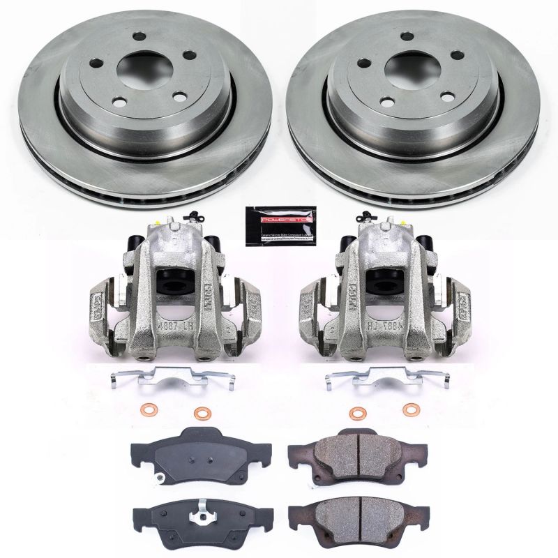 PSB Autospecialty Kit w/Cals - Power Stop 11-19 Dodge Durango Rear Autospecialty Brake Kit w/Calipers