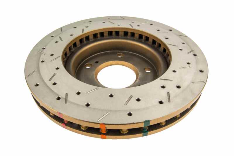 DBA 4000 Slot&Drill Rotors - DBA 7/90-96 Turbo/6/89-96 Non-Turbo 300ZX Front Drilled & Slotted 4000 Series Rotor