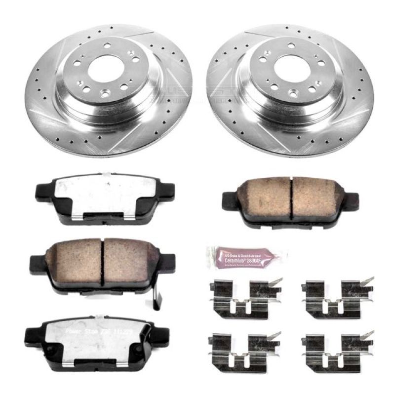 PSB Z36 Truck & Tow Kit - Power Stop 09-14 Acura TL Rear Z36 Truck & Tow Brake Kit
