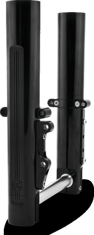 PFM Fork Legs - Performance Machine 14-Up FL Lower Leg Assembly - Black Ano