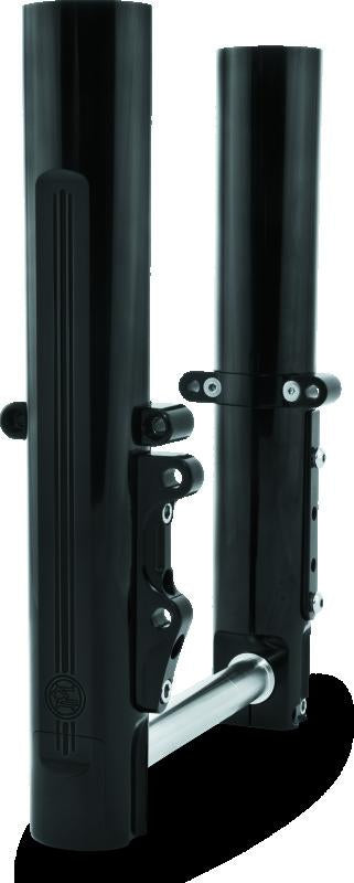 PFM Fork Legs - Performance Machine 08-13 FL Lower Leg Assembly - Black Ano