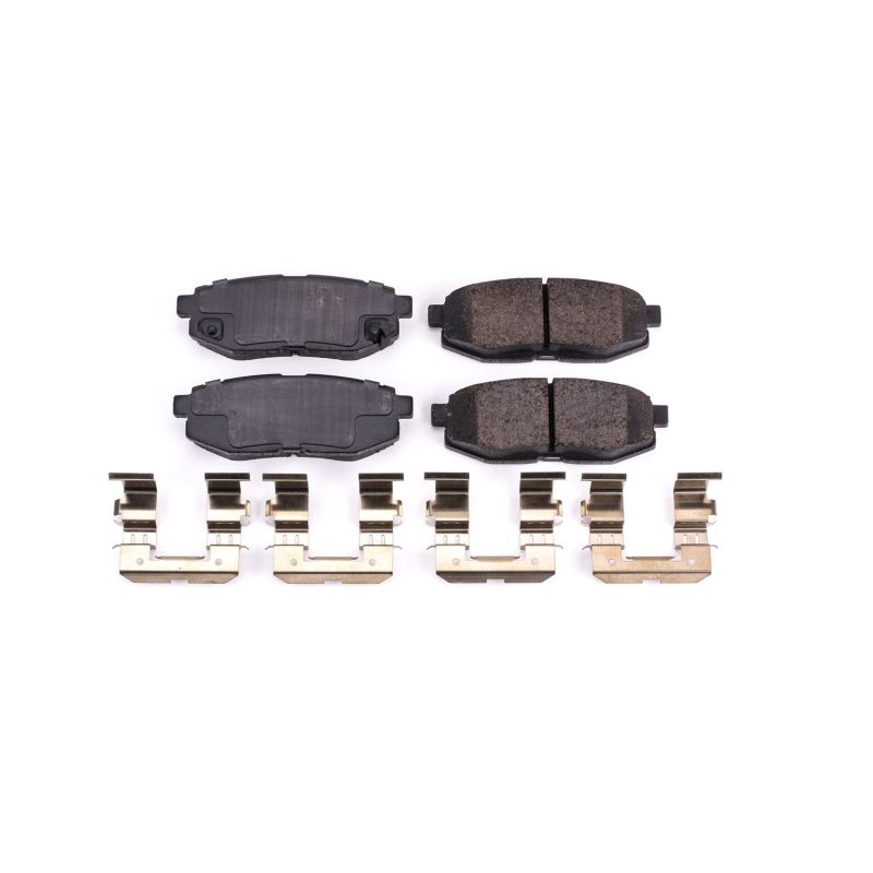 PSB Z17 Evolution Brake Pads - Power Stop 13-16 Scion FR-S Rear Z17 Evolution Ceramic Brake Pads w/Hardware