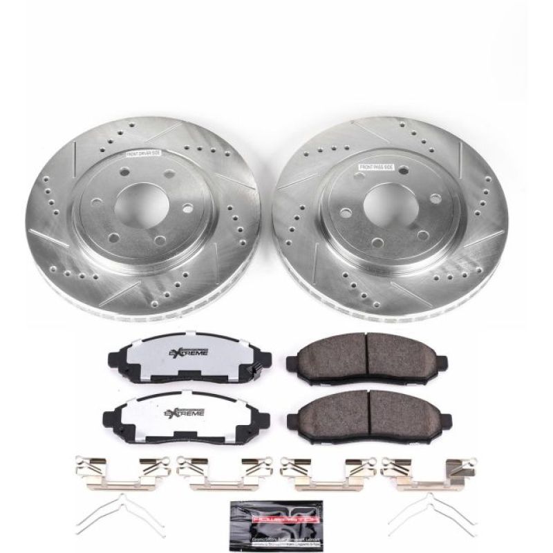 PSB Z36 Truck & Tow Kit - Power Stop 05-18 Nissan Frontier Front Z36 Truck & Tow Brake Kit