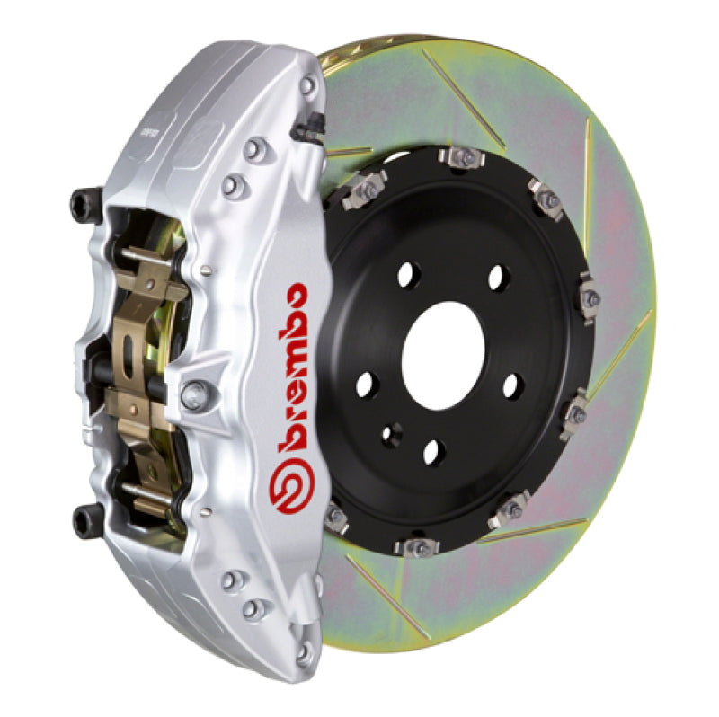 BRB Big Brake Kits - Brembo 11-21 Grand Cherokee (Excl. SRT) Fr GT BBK 6Pist Cast 2pc 380x34 2pc Rotor Slot Type1-Silver