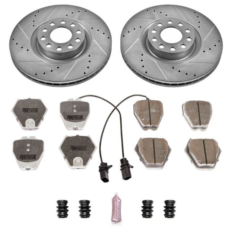 PSB Z26 Street Warrior Kit - Power Stop 00-04 Audi A6 Quattro Front Z26 Street Warrior Brake Kit