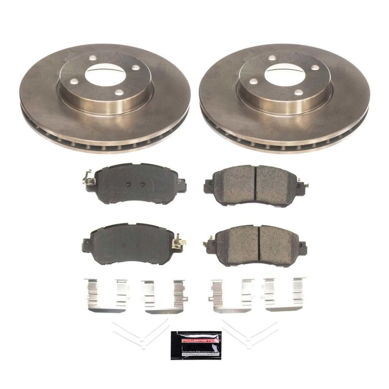 PSB Autospecialty Kit - Power Stop 18-19 Nissan Kicks Front Autospecialty Brake Kit