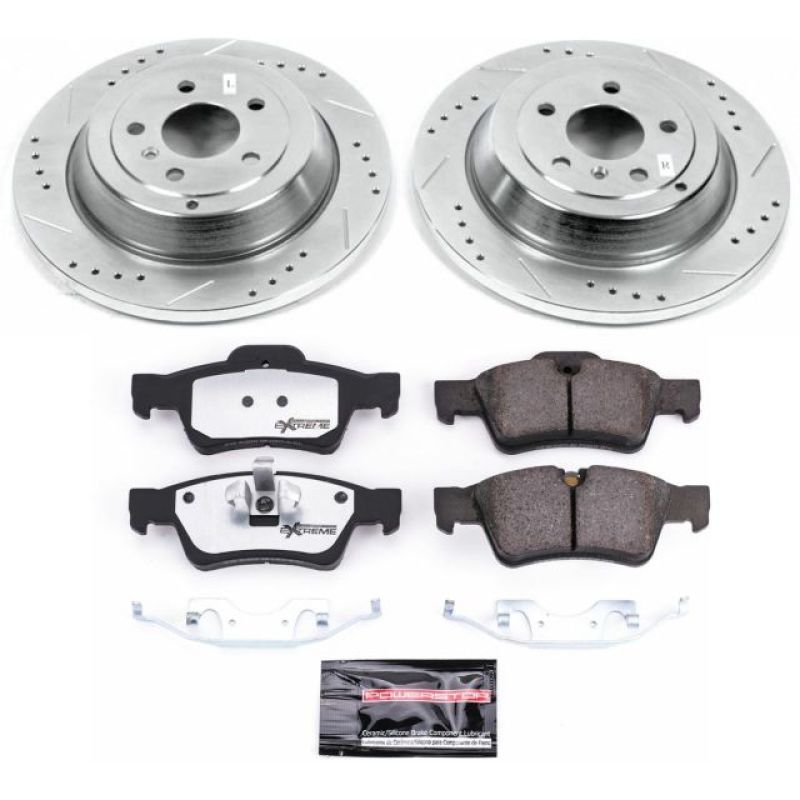 PSB Z26 Street Warrior Kit - Power Stop 10-11 Mercedes-Benz ML450 Rear Z26 Street Warrior Brake Kit