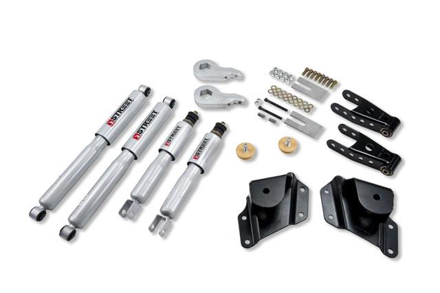 BT Lower Kit w SP Shocks - Belltech LOWERING KIT WITH SP SHOCKS